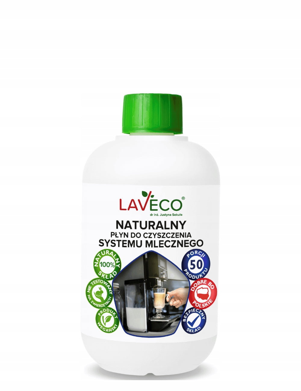 LAVECO Milk Coffee Maker System Cleaner 500ml Manufacturer code 5903738834723