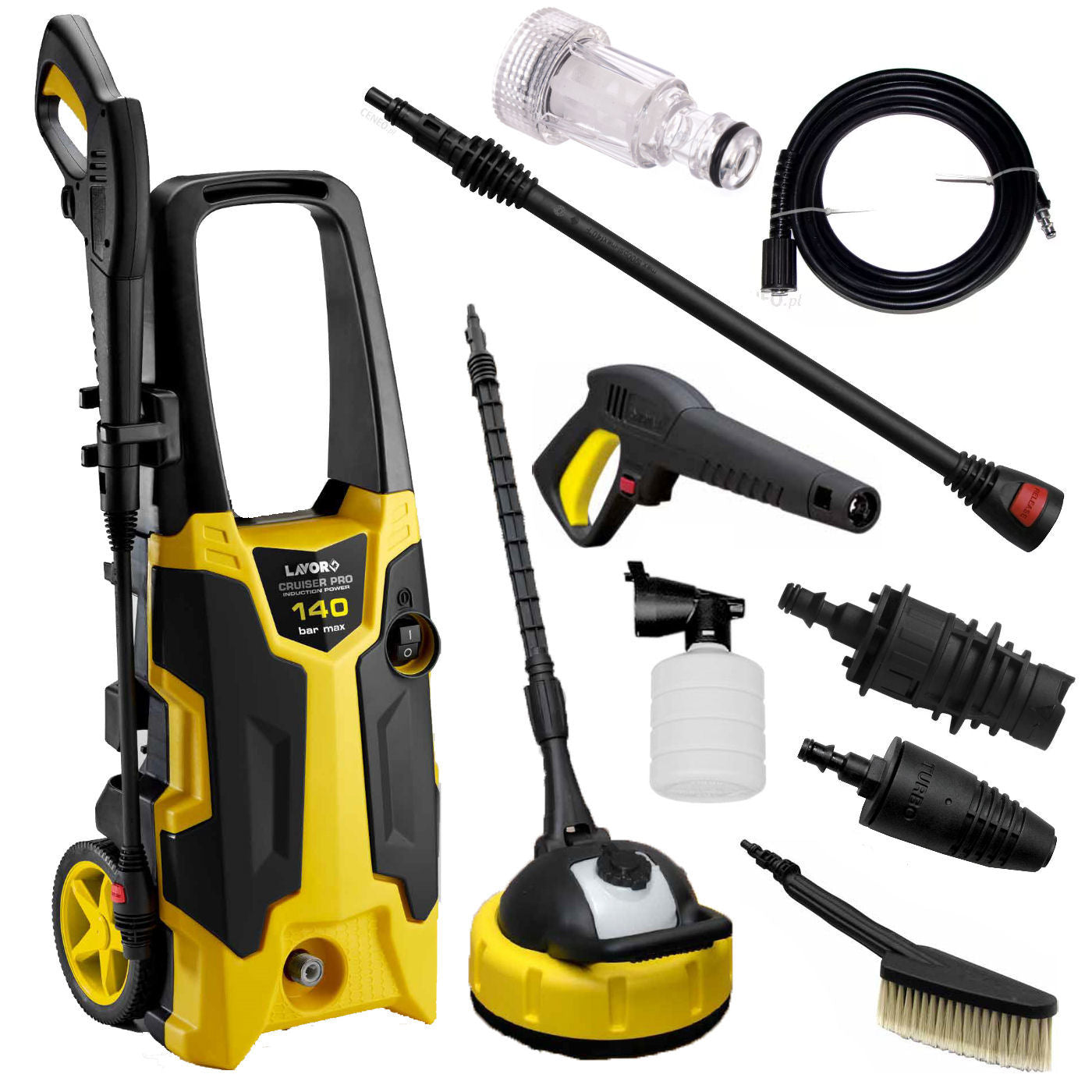 LAVOR PRESSURE WASHER CRUISER PRO 140 INDUCTION ACTIVE FOAM FREEBIE