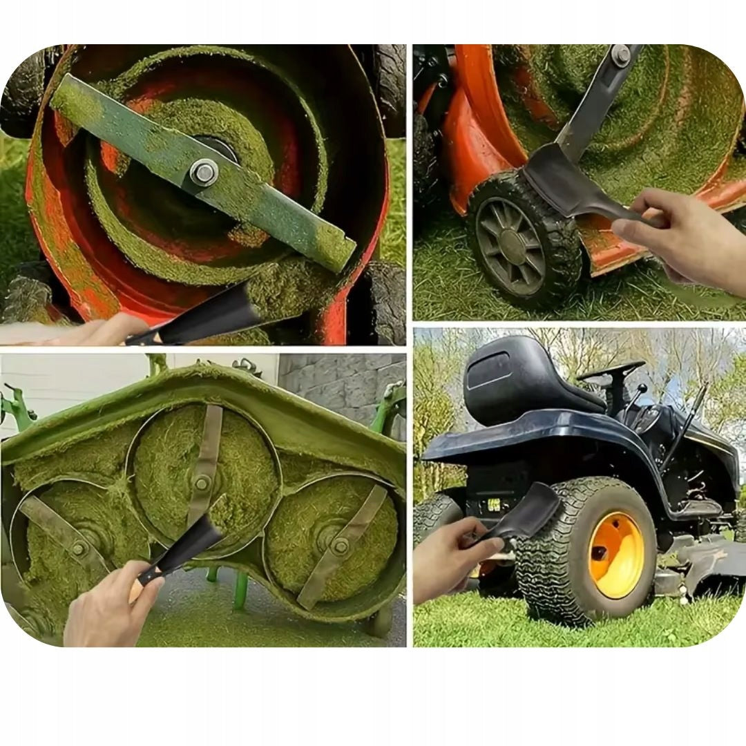 LAWN MOWER CLEANING KIT BRUSH GRASS SCRAPER DEPOSIT TOOLS Brand no brand