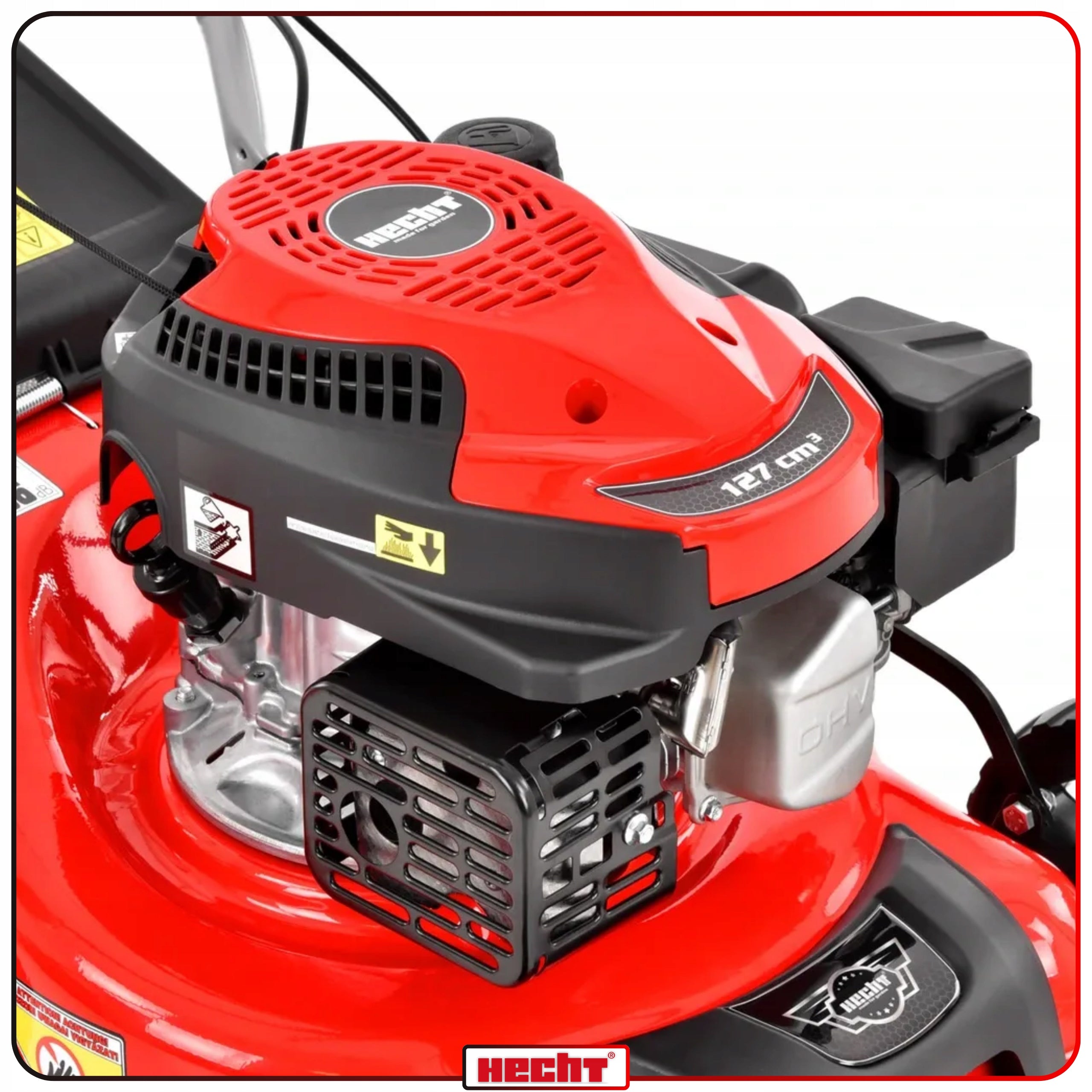 LAWN MOWER METAL DRIVE HECHT 541SW 40CM OIL X2 KNIFE X2 Basket capacity 40 l