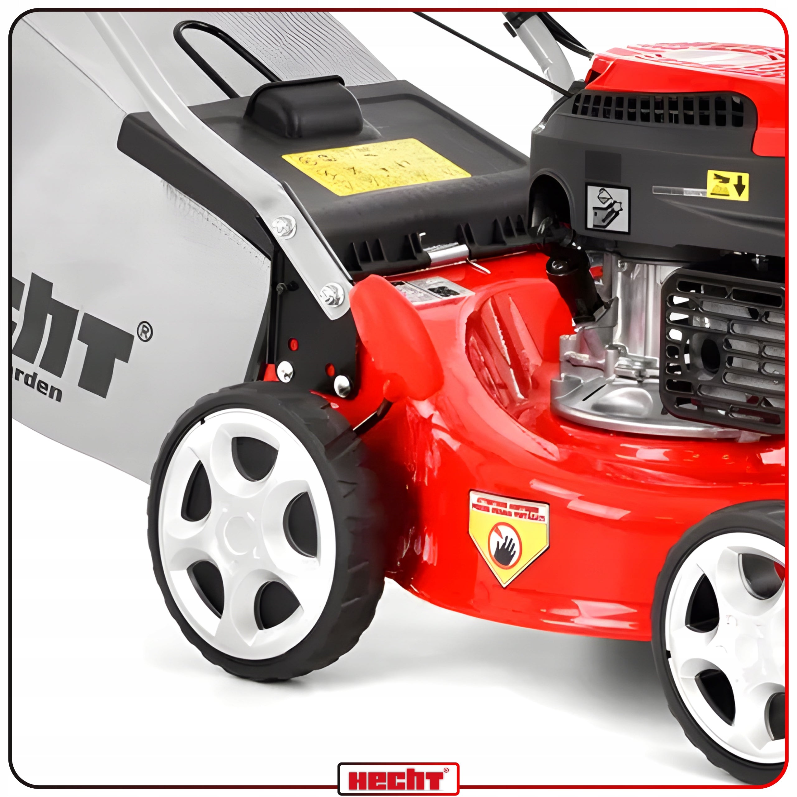 LAWN MOWER METAL DRIVE HECHT 541SW 40CM OIL X2 KNIFE X2 Engine displacement 127 cm³