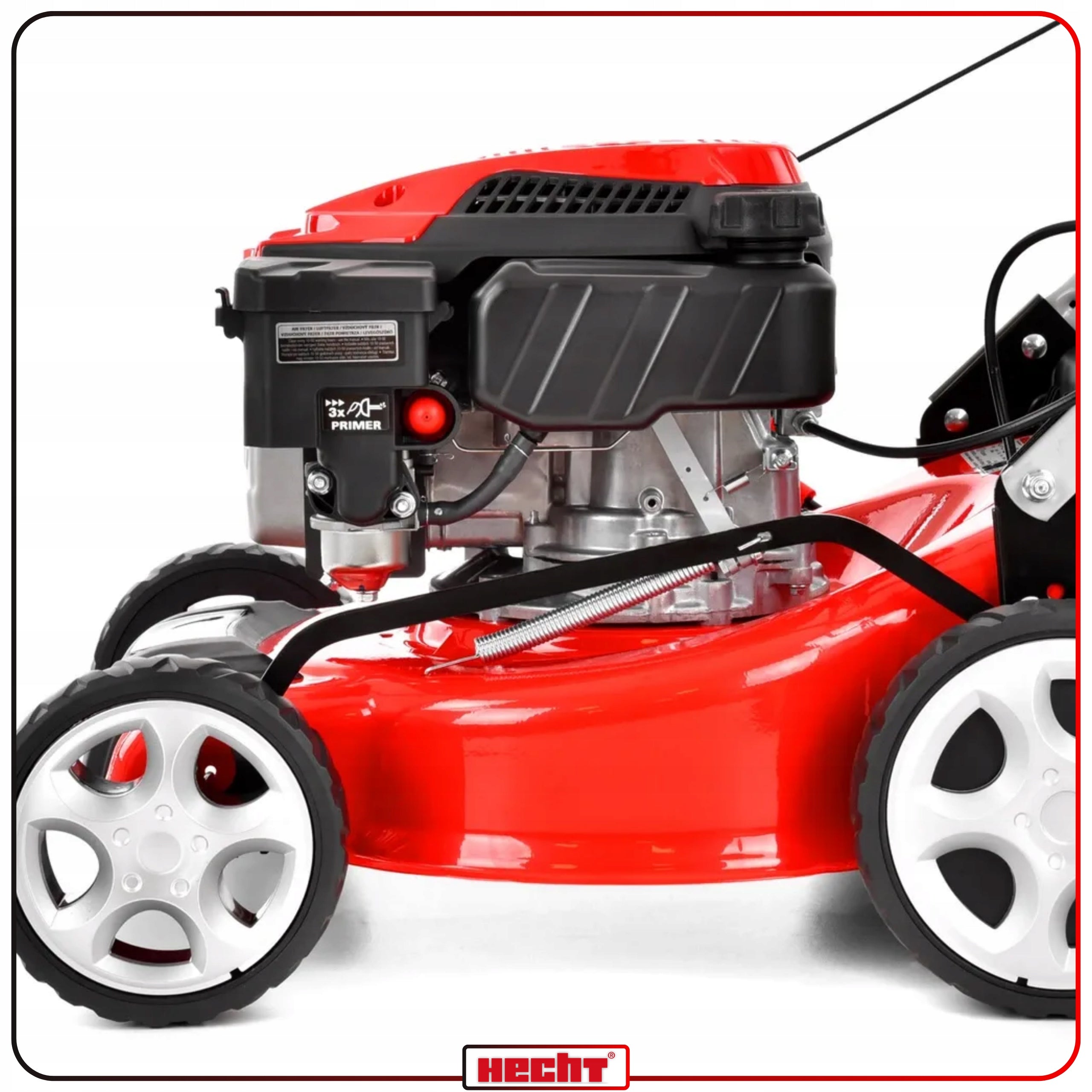 LAWN MOWER METAL DRIVE HECHT 541SW 40CM OIL X2 KNIFE X2 Model 541 SW