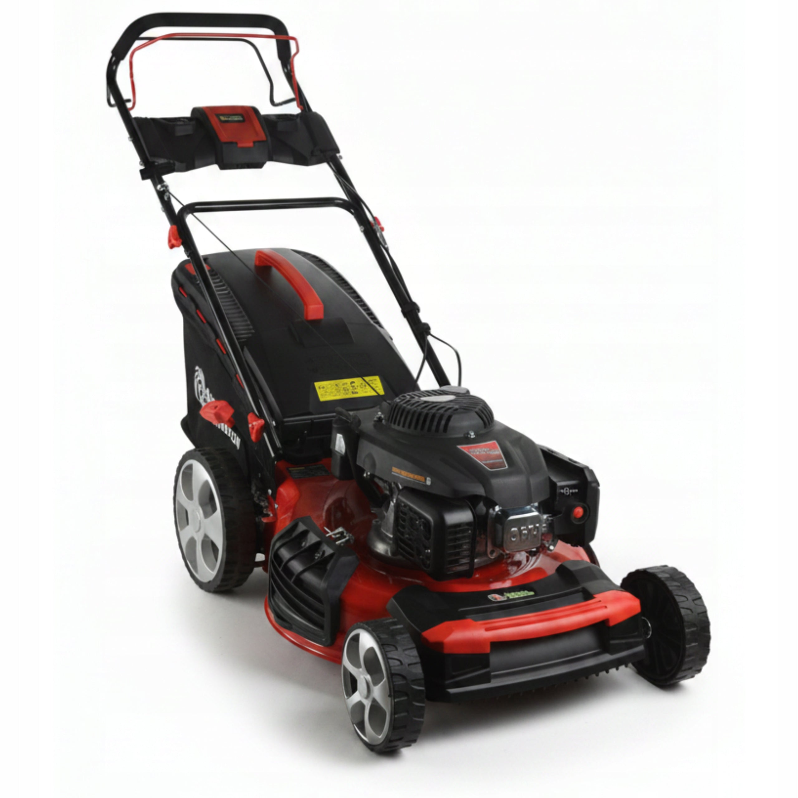 LAWN MOWER WITH DRIVE POWERFUL ENGINE LONCIN DRIVE OIL 5,4 KM Packaging status original