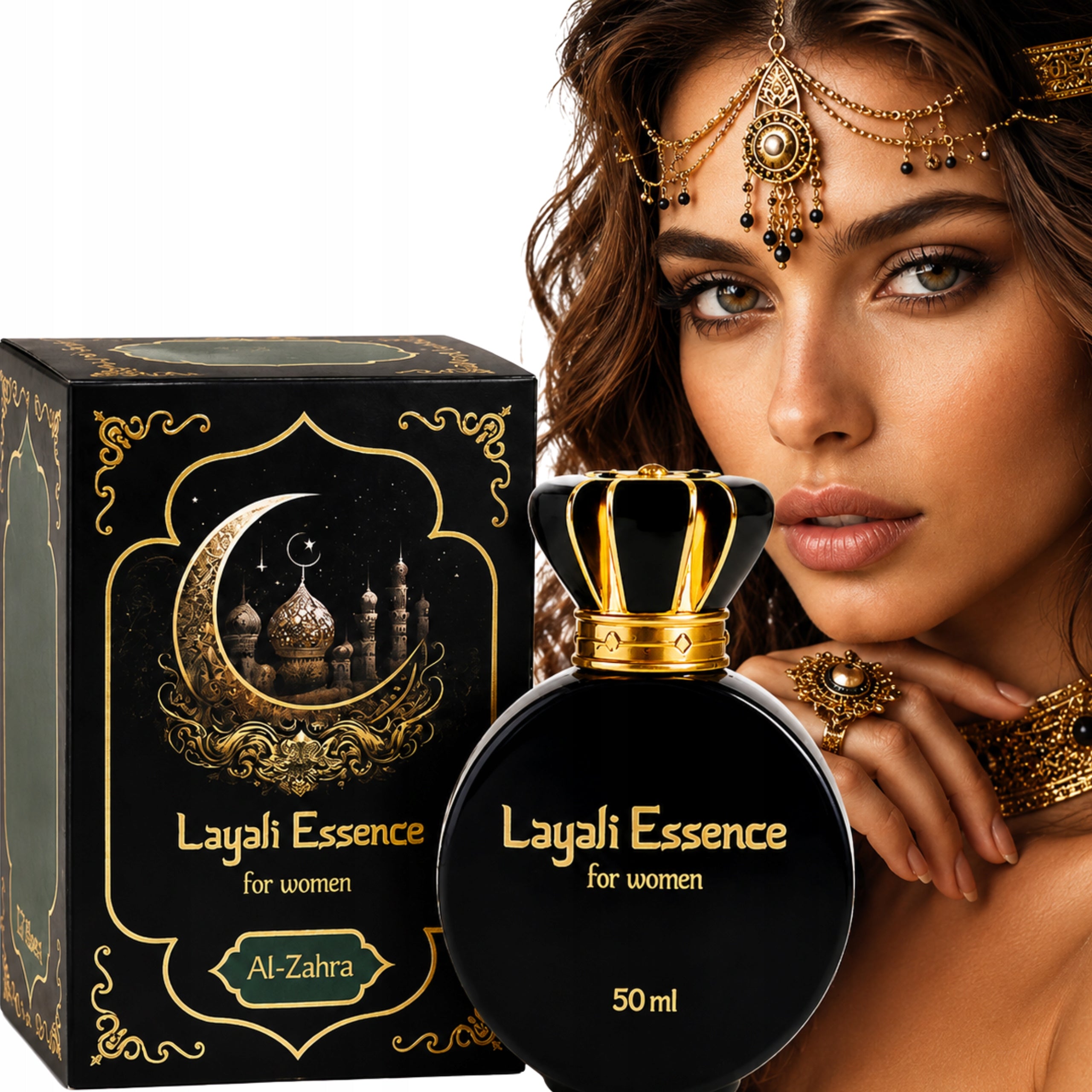 LAYALI ESSENCE AL-ZAHRA PERFUME ARABIC WOMEN ORIENTAL ORIGINAL NOTES