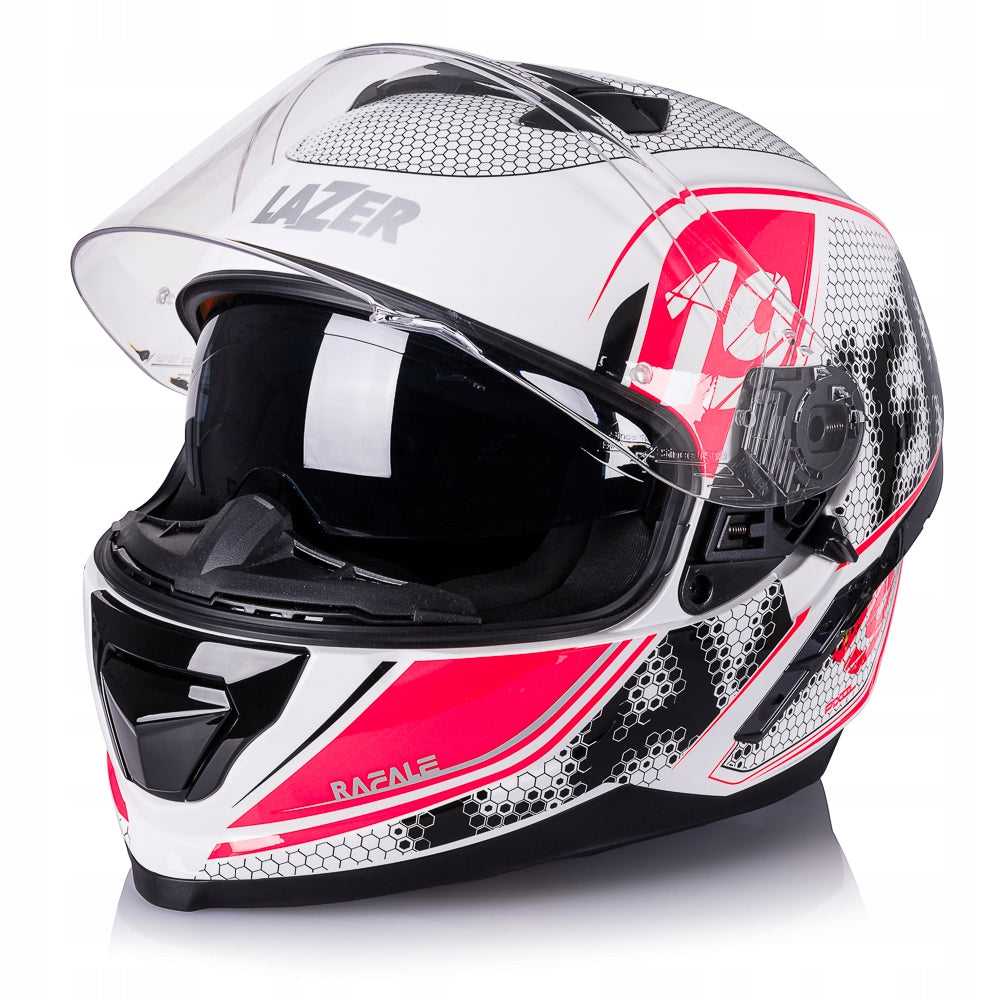 LAZER RAFALE SR Pixel Motorcycle Helmet (col. White - Black - Red) M EAN (GTIN) 5414331348833