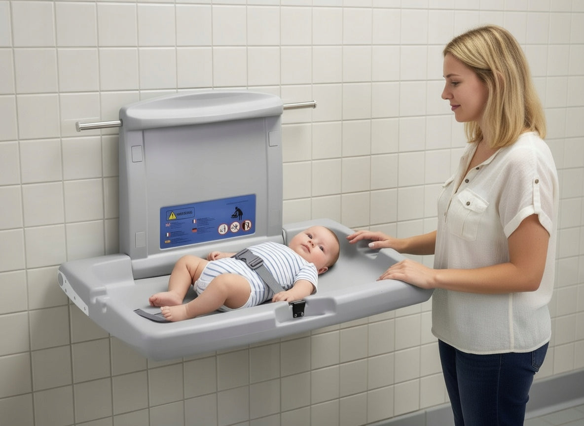 LBCTH changing table for children infants wall ATEST PZH + CE Manufacturer code LBCTH
