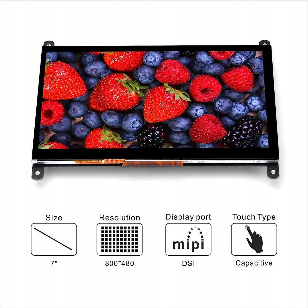 LCD 7" 800x480 HDMI touch for Raspberry Pi Manufacturer WaveShare