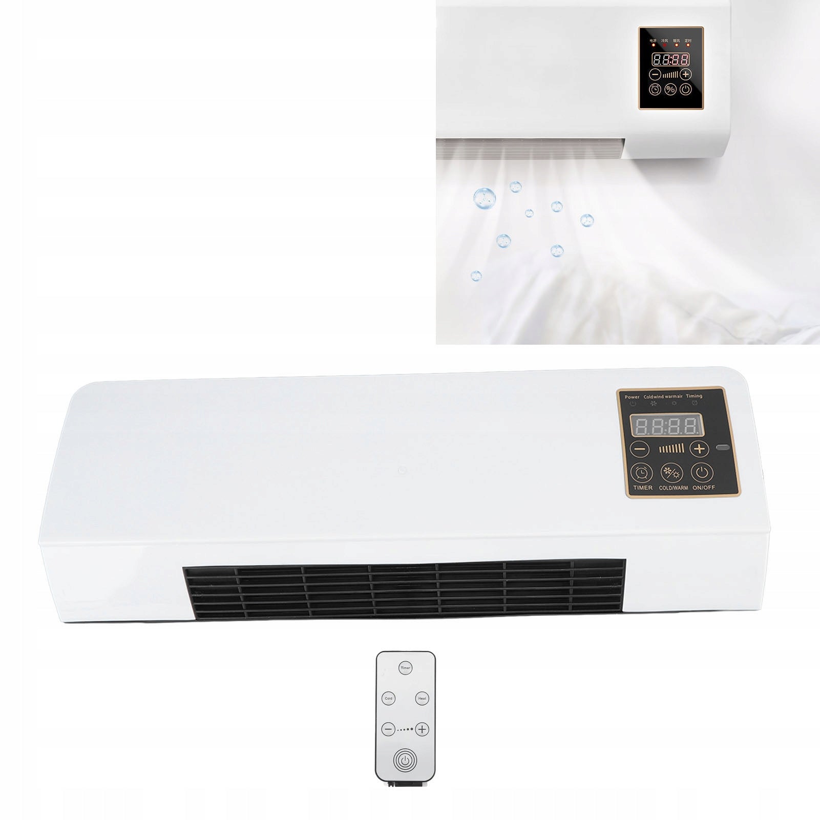 LCD CONVECTOR HEATER WITH REMOTE CONTROL Brand no brand