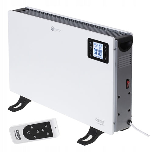 LCD CONVECTOR HEATER WITH TURBO REMOTE CONTROL WHITE THERMOSTAT 2000W 7739W CAMRY