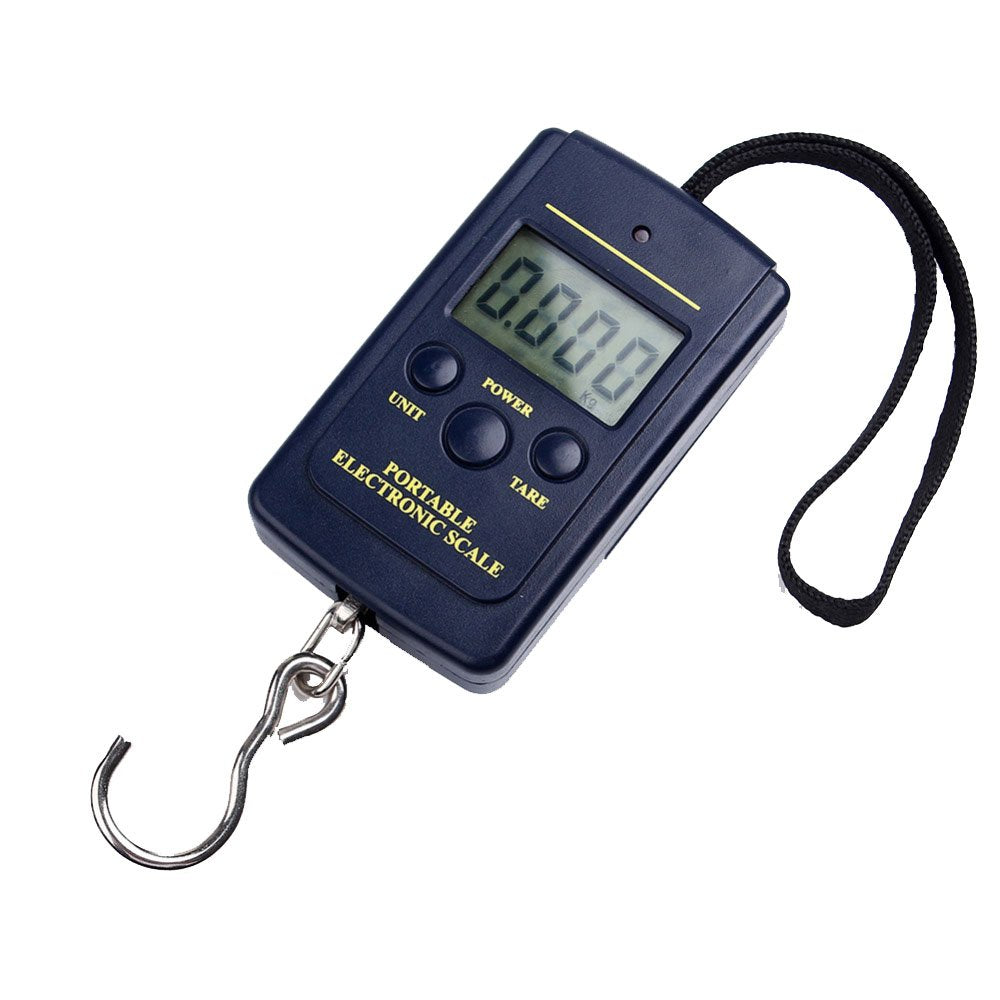 LCD DIGITAL HOOK SCALE FOR LUGGAGE TRAVEL LUGGAGE DIGITAL FISHING 40kg Brand PAKO