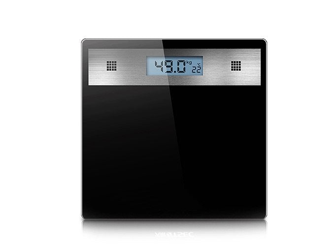 LCD Electronic Bathroom Scale 180kg With Thermometer Brand Rozz