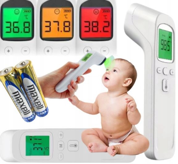 LCD INFRARED NON-CONTACT ELECTRONIC THERMOMETER EXACT 1s Medical device yes