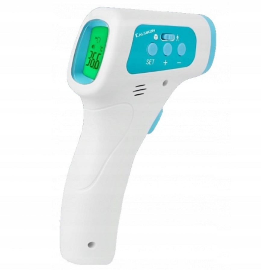 LCD Infrared Non-Contact Thermometer Electronic For Forehead and Ear Batteries included no