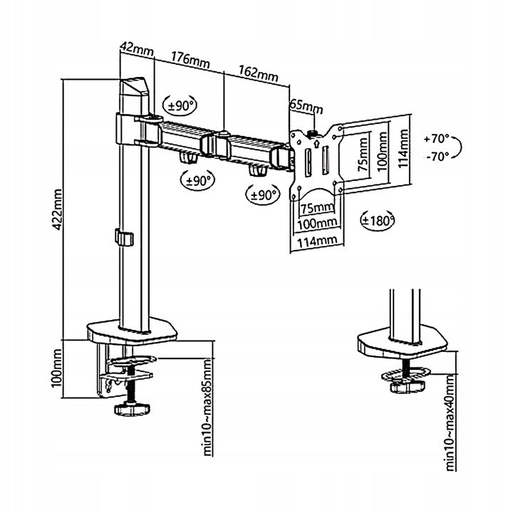 LCD LED MONITOR HOLDER 17-32'' 9kg BYDGOSZCZ EAN (GTIN) 5902211123101