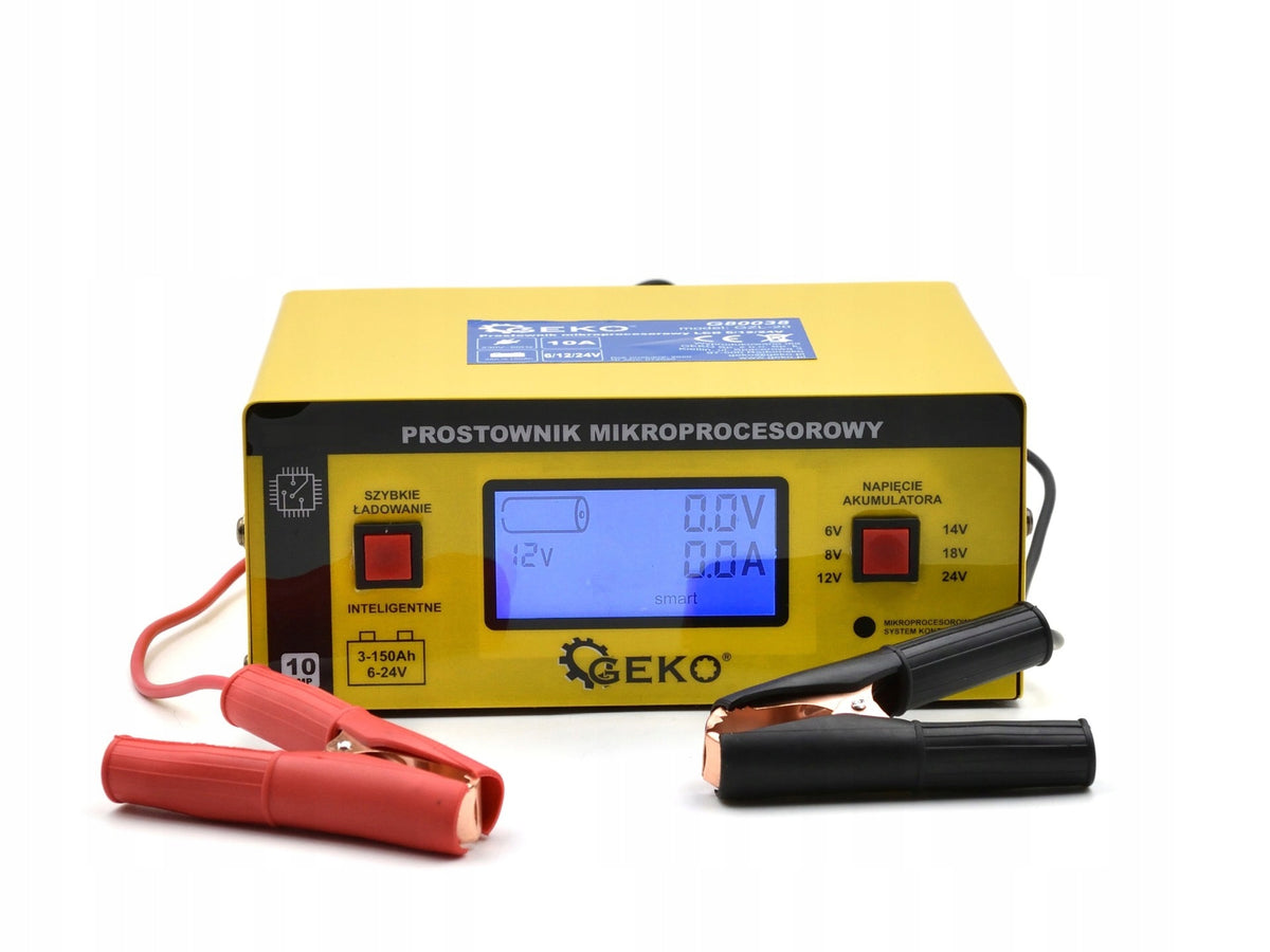 LCD Microprocessor Rectifier 6V 12V 24V 10A Brand Geko