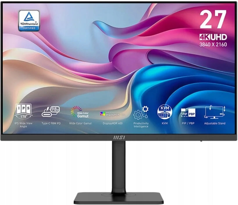 LCD Monitor MSI MODERN MD272UPHG 27" 3840 x 2160 px IPS / PLS