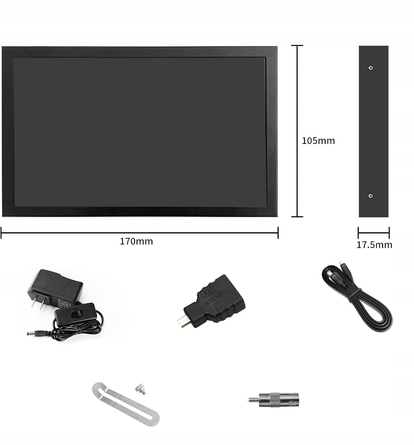 LCD Monitor Surix SX-LCD-7CAL 7" 1024 x 600 px IPS / PLS Brand Surix