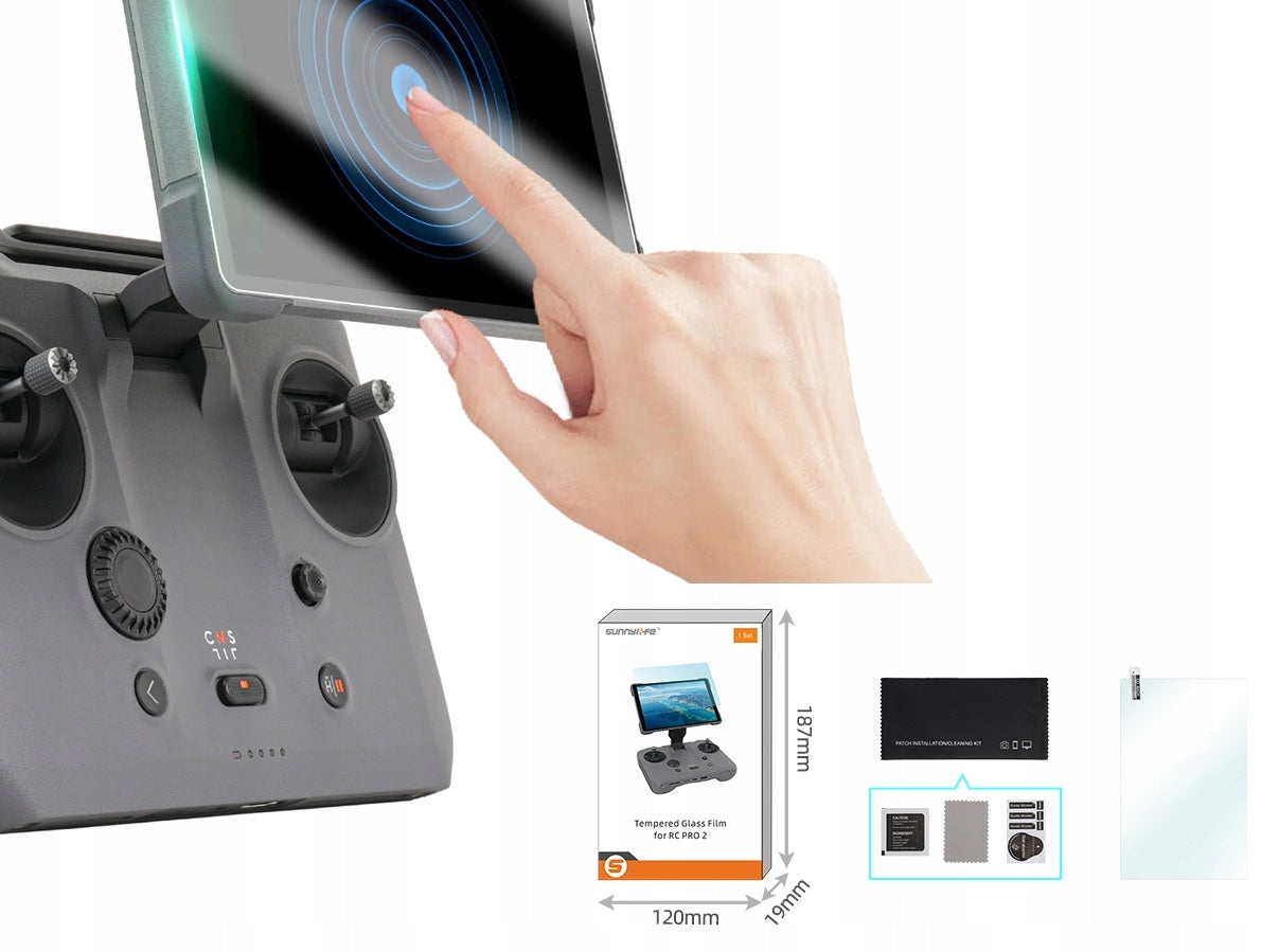 LCD Screen Glass Cover for DJI RC PRO 2 Remote Controller - DJI Mavic 4 Pro Packaging status original