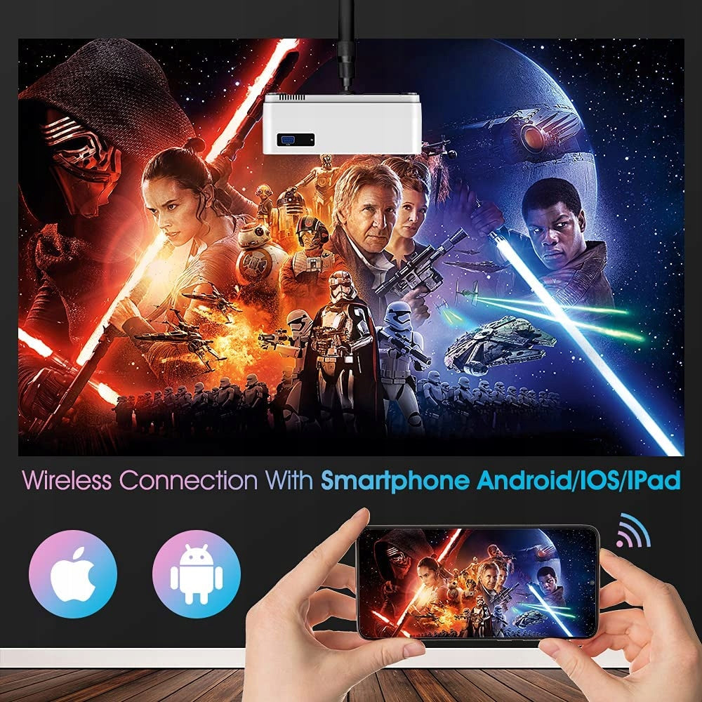 LCD projector DBPower L23 mini white Brand DBPower