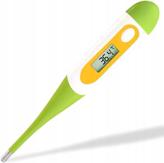 LCD thermometer soft flexible tip green Brand Easy Home