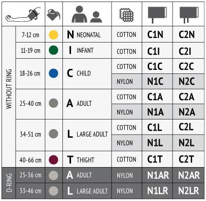 LD-C2C Children's cuff 2W 18-26 cm COTTON