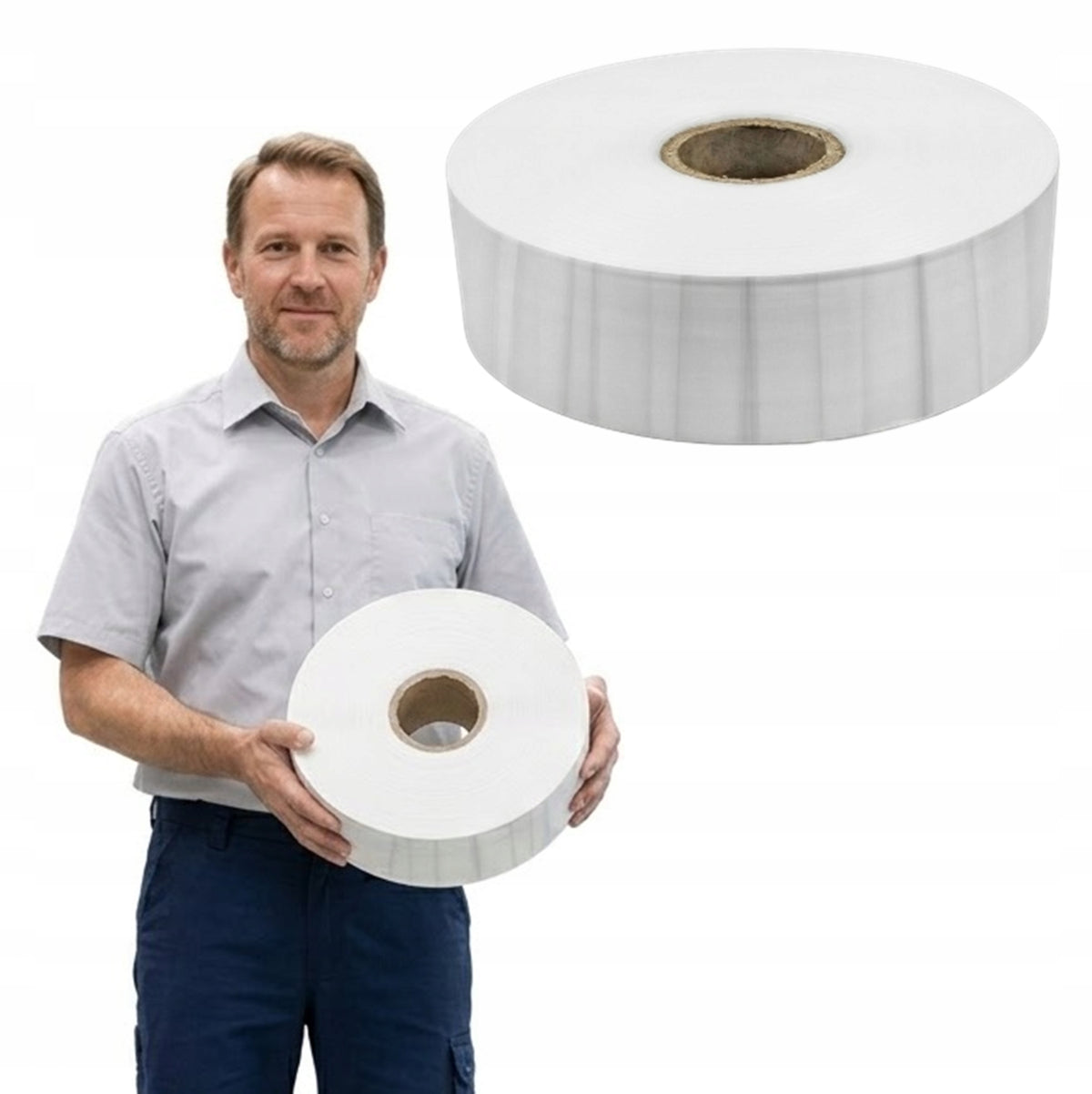 LD PE DISCOLORED FOIL SLEEVE 18cm 0,025 5kg