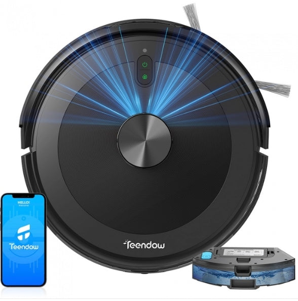 LDS Vacuum Cleaner Robot with Teendow D10S 4500Pa Mop [Certificate]