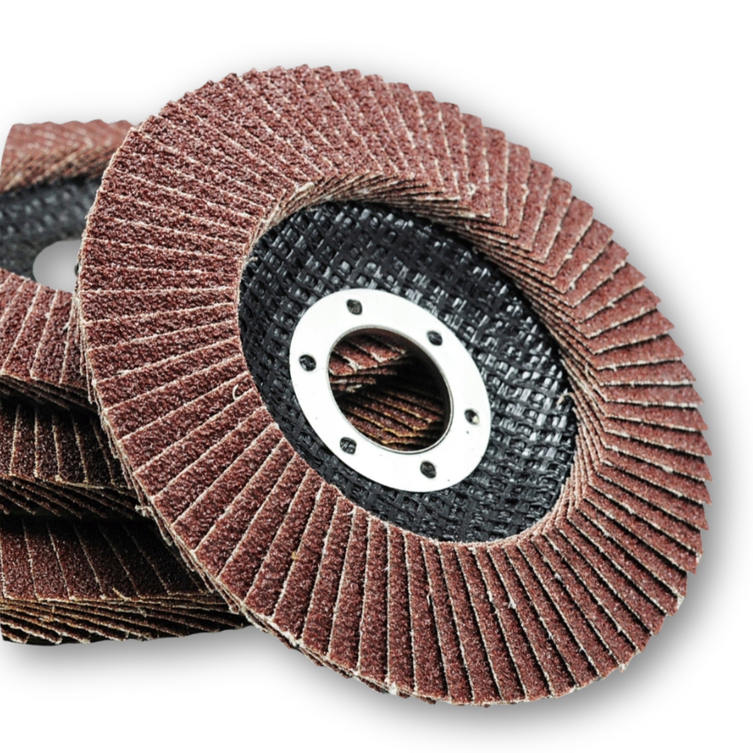 LEAF DISC 125mm RUST METAL GRINDING LAMELLA P60 10PCS Hole diameter 22,2mm