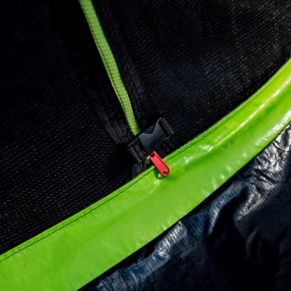 LEAN Garden Trampoline With Indoor Mesh Black and Green 305CM 10FT Kid's age 3＋ years