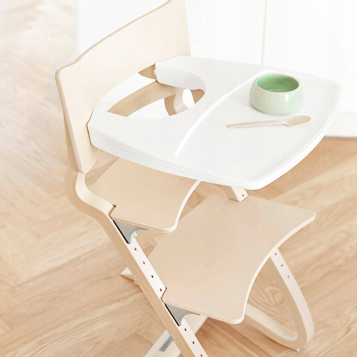 LEANDER - LOUIE Highchair Tray White Packaging status original