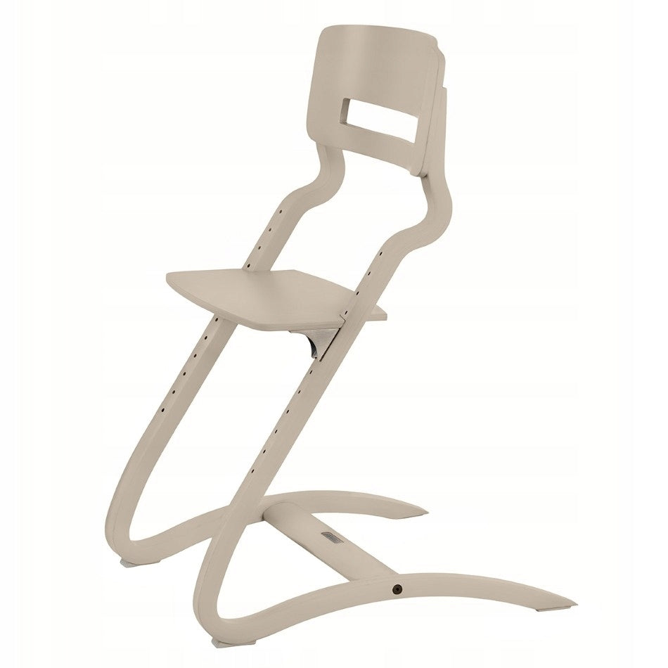 LEANDER - high chair Louie Beech Cappuccino Color shades of brown and beige