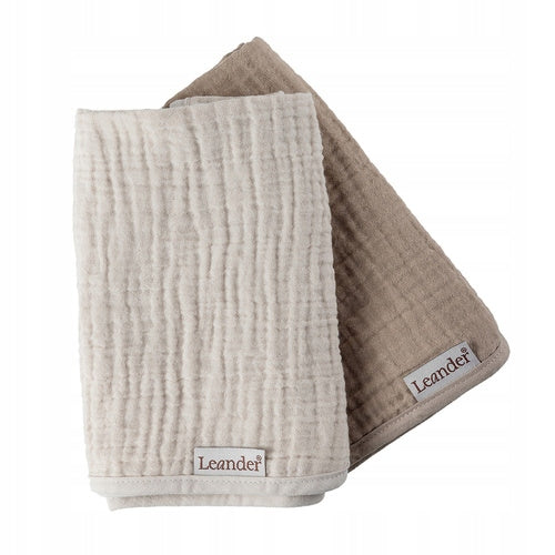 LEANDER - muslin foundation for MATTY changing table, 2-pack, cappuccino/strong