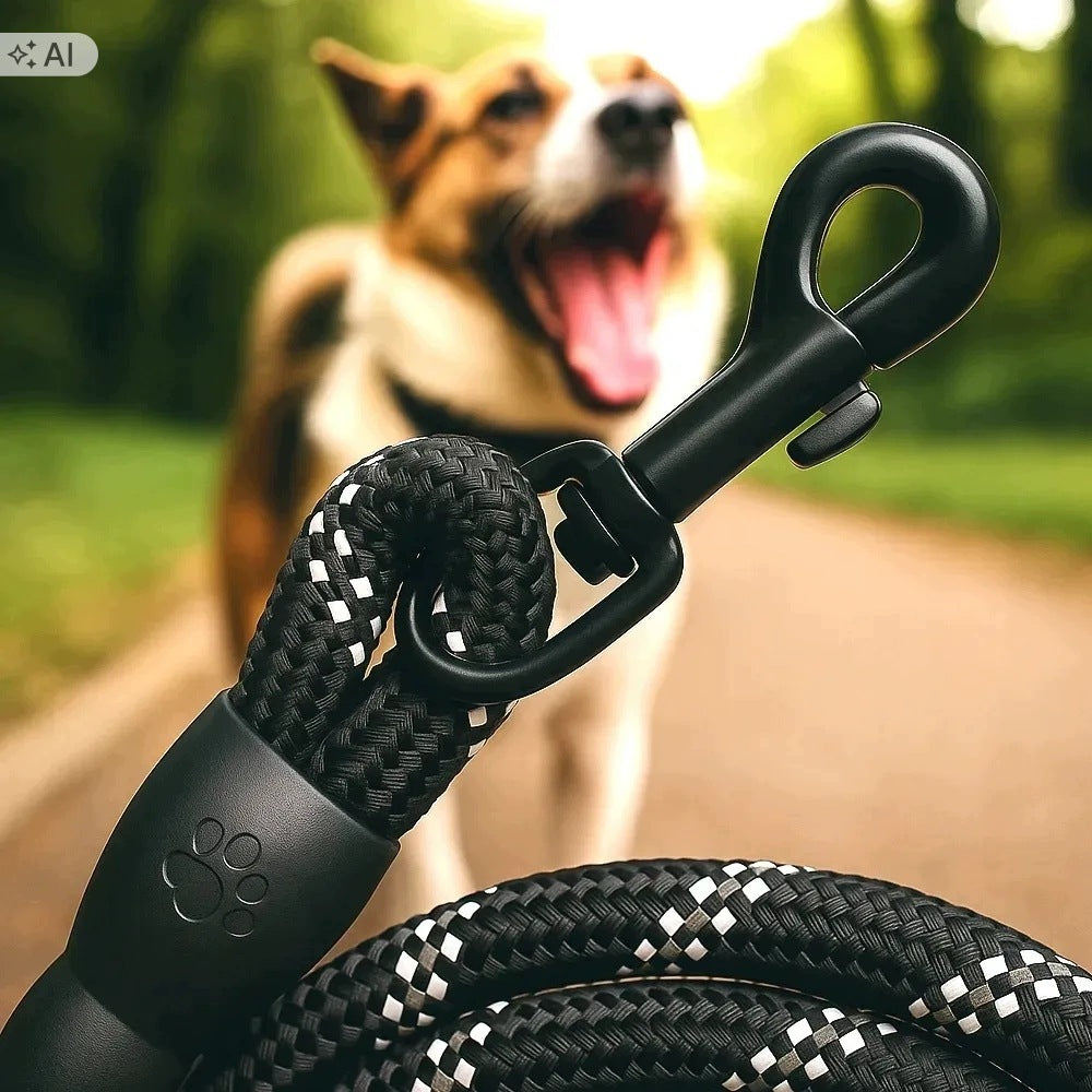 LEASH FOR BIG DOG CORD THICK STRONG REFLECTIVE FOR TRAINING 5M Manufacturer code SMYCZ DLA DUŻEGO PSA TRENINGOWA 5M KANZA