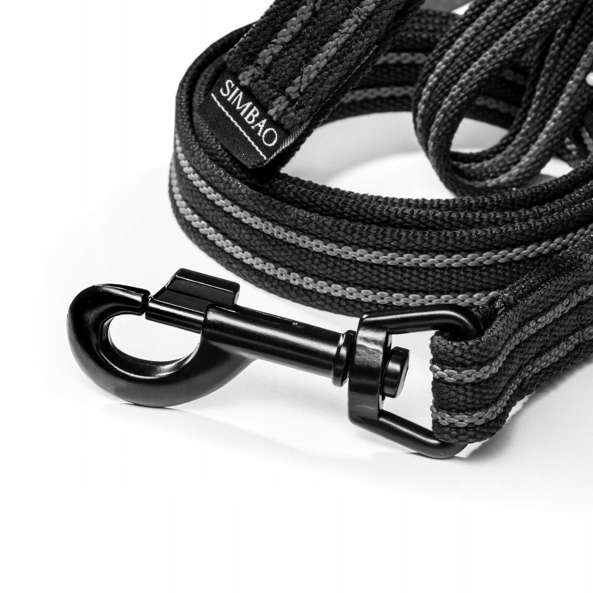 LEASH FOR BIG DOG RUBBERIZED NON-SLIP 180CM Manufacturer code HUNTER-BLK-180-82