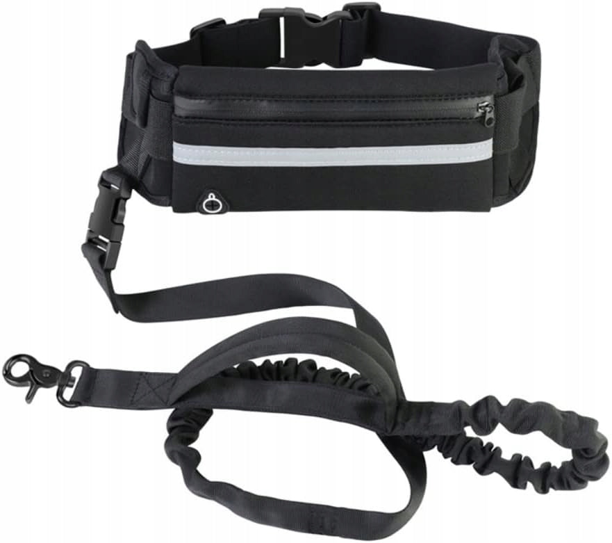 LEASH FOR RUNNING WITH DOG ELASTIC WITH SACHET AND HIP BELT 2,2M EAN (GTIN) 5904268980768