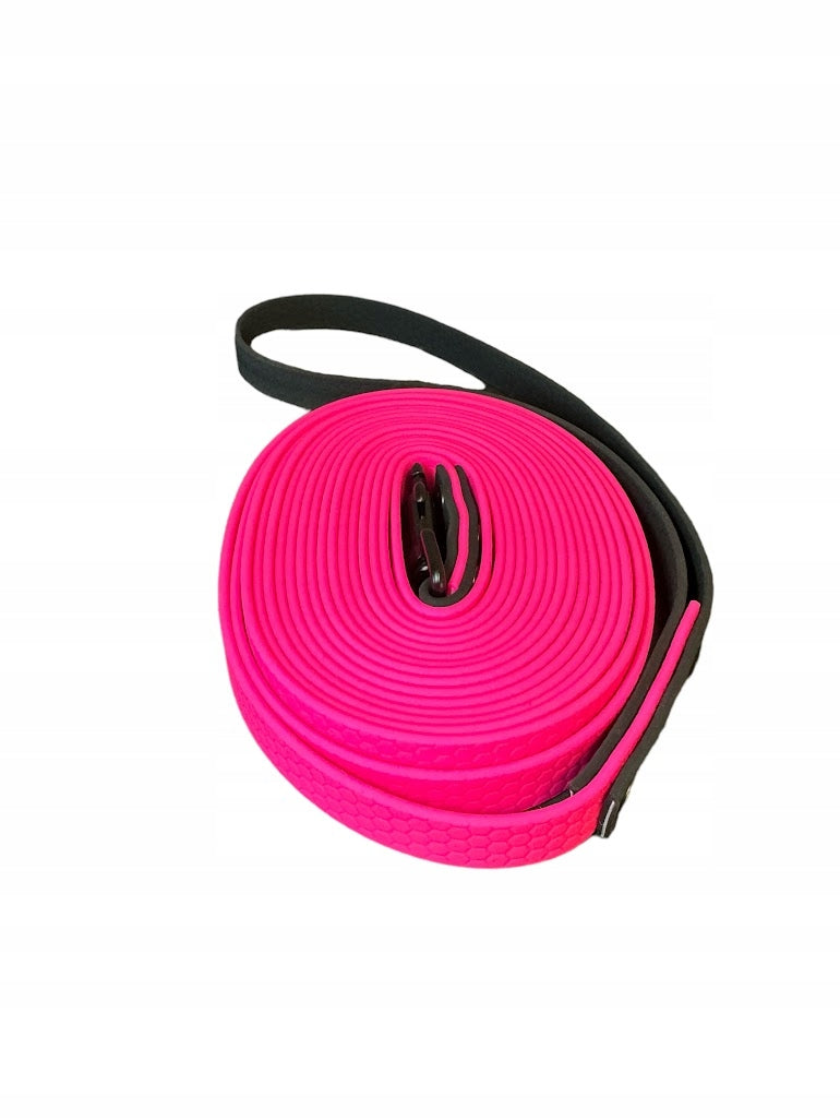 LEASH WATERPROOF SOFT TRAINING BIOTHANE HEXA FOR DOG 3M 16MM + HANDLE Brand no brand