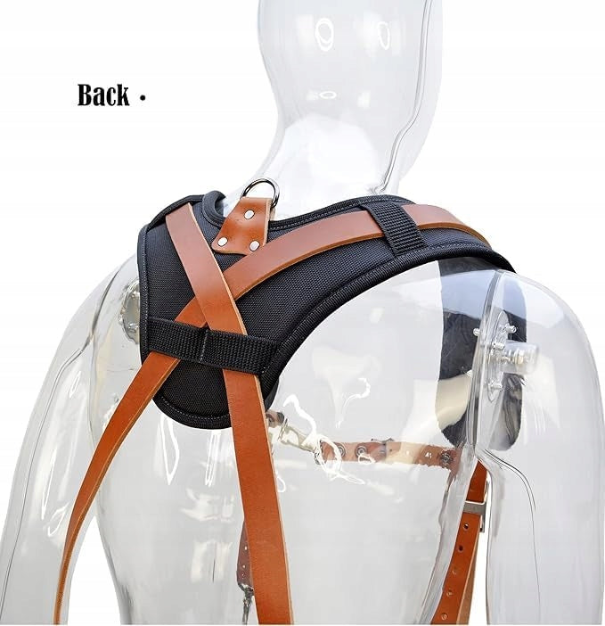 LEATHER ASSEMBLY BELT WITH SUSPENDERS ADJUSTABLE 94 – 122cm FOR TOOL BELT Manufacturer code EBPP2400