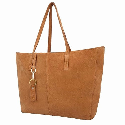 LEATHER BAG FOR SHOPPING BELANA WITH POCKET AIRTAG LEASH DOG LEASH