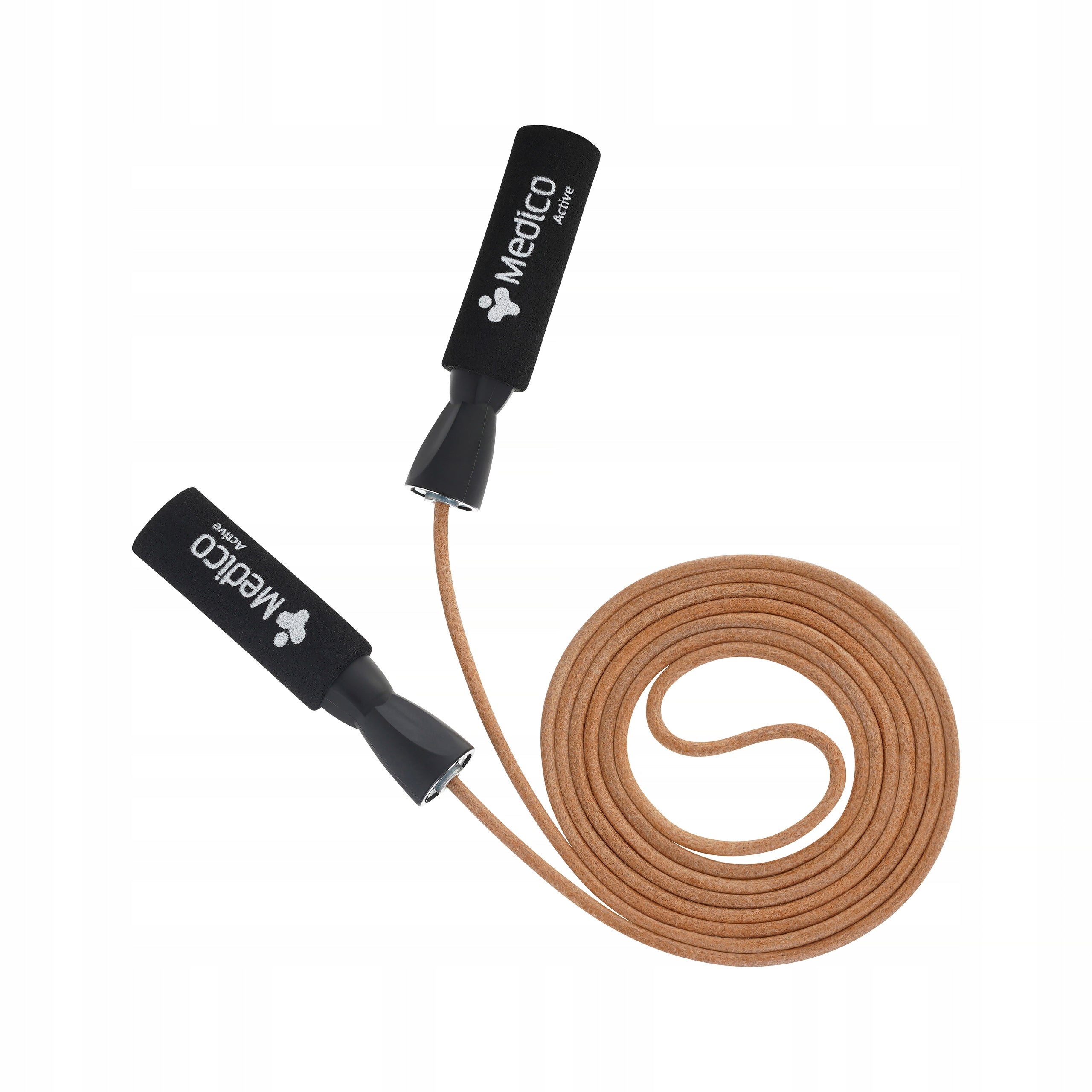 LEATHER BOXING JUMP ROPE, ADJUSTABLE, NON-SLIP – CROSSFIT, TRAINING Packaging status original
