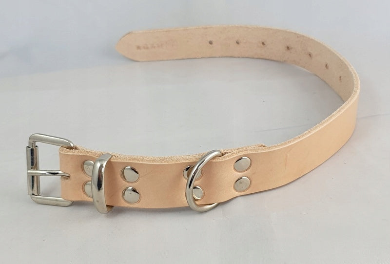 LEATHER COLLAR JUCHT FOR DOG 3 CM HADA 45 CM Brand Hada