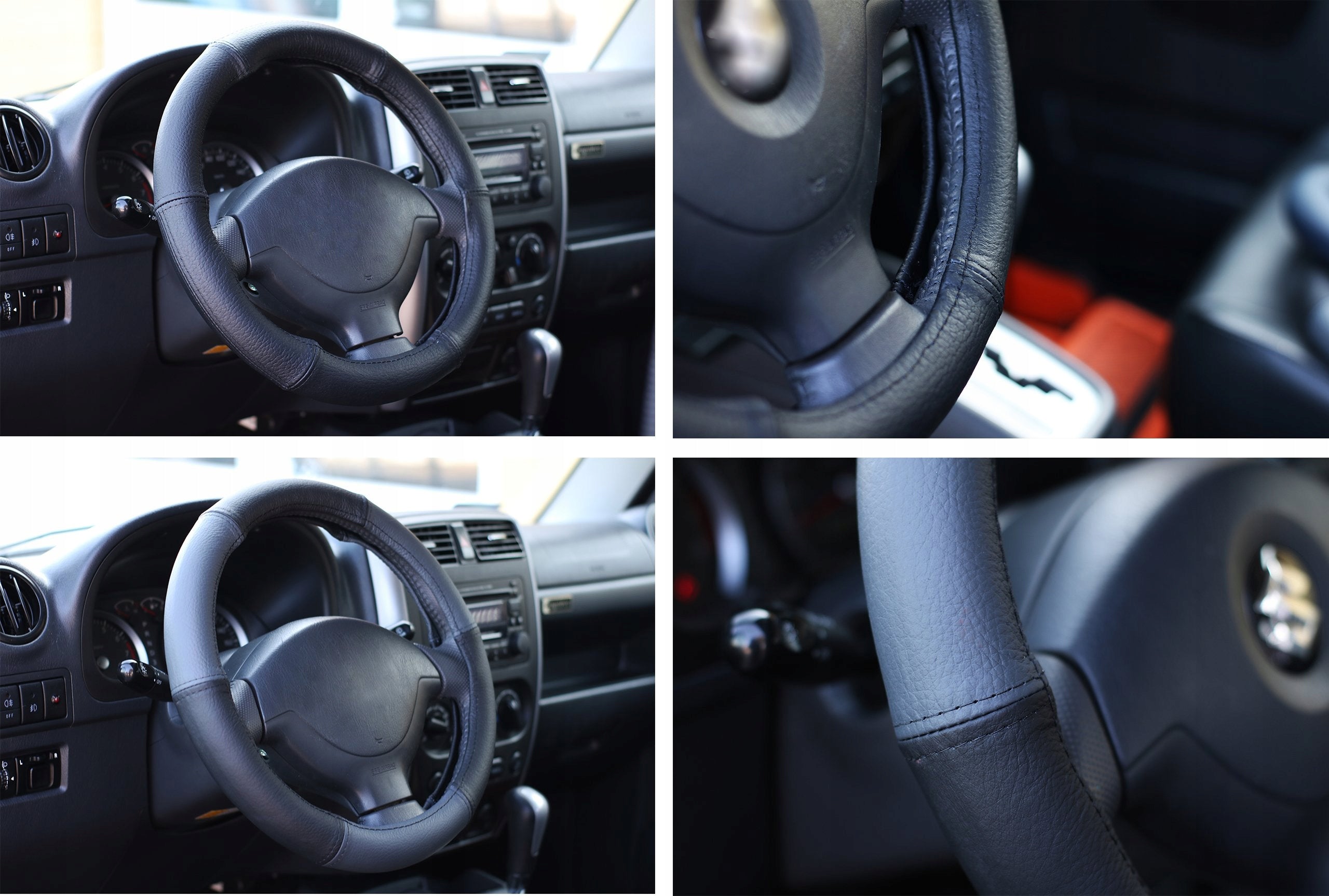 LEATHER COVER STEERING WHEEL COVER LEATHER EAN (GTIN) 5902453938853