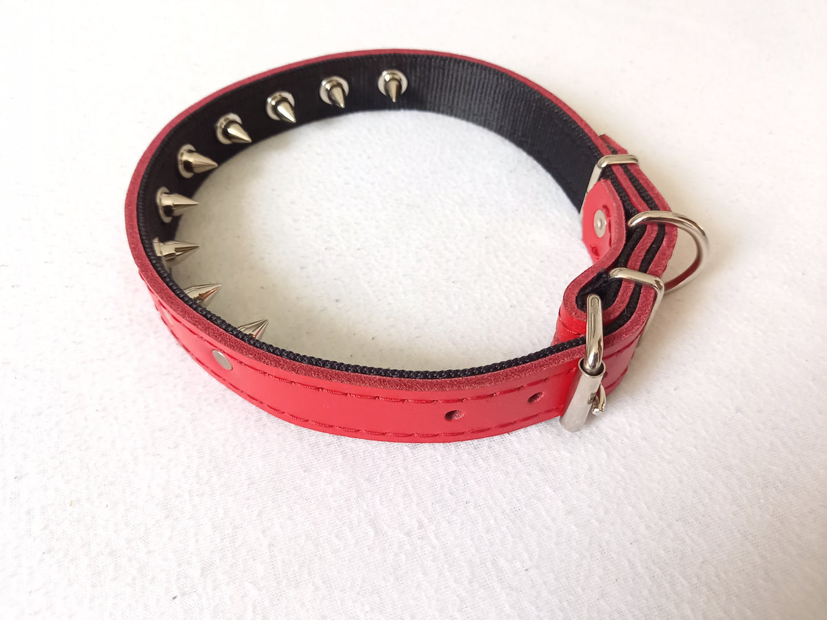 LEATHER EARRING COLLAR TO SIZE!!!