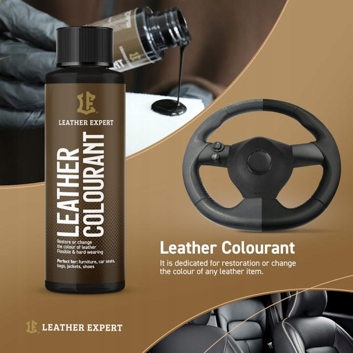 LEATHER EXPERT Leather Colourant 50ml METAL GREY 402 Manufacturer Leather Expert