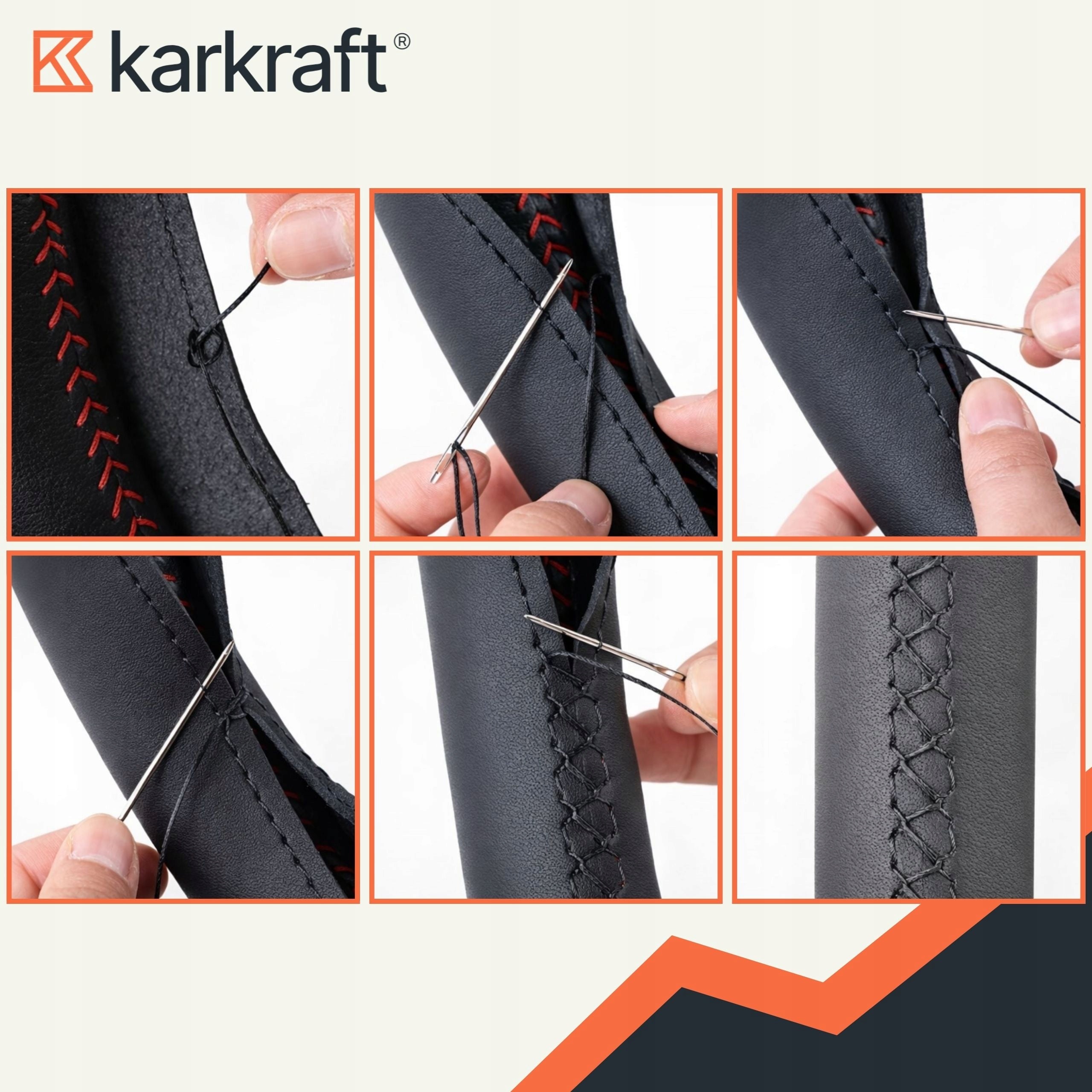 LEATHER HANDLEBAR COVER PERFORATED LEATHER TO HEM THE WRAPPER Manufacturer's catalog number nakladka na kierownice