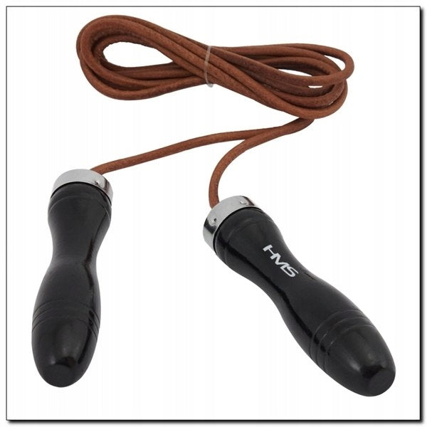 LEATHER JUMP ROPE HMS SK43 BOXER WITH BEARINGS Color multicolor