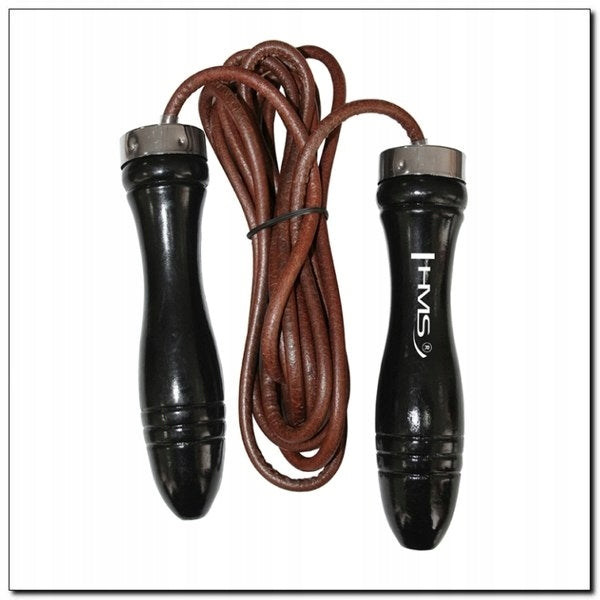 LEATHER JUMP ROPE HMS SK43 BOXER WITH BEARINGS