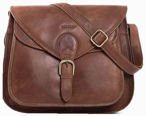 LEATHER SHOULDER BAG BUFFALO RIYADH VINTAGE FOR WOMAN HOME