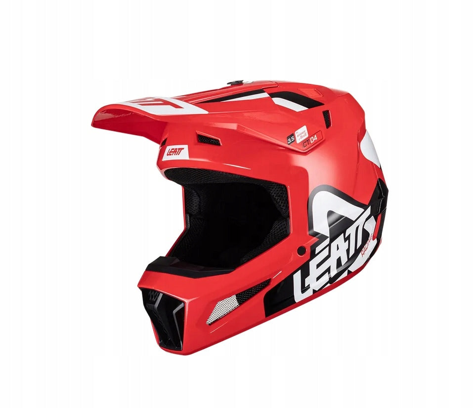 LEATT HELMET MOTO 3.5 Red + XL GOGGLES Manufacturer Leatt