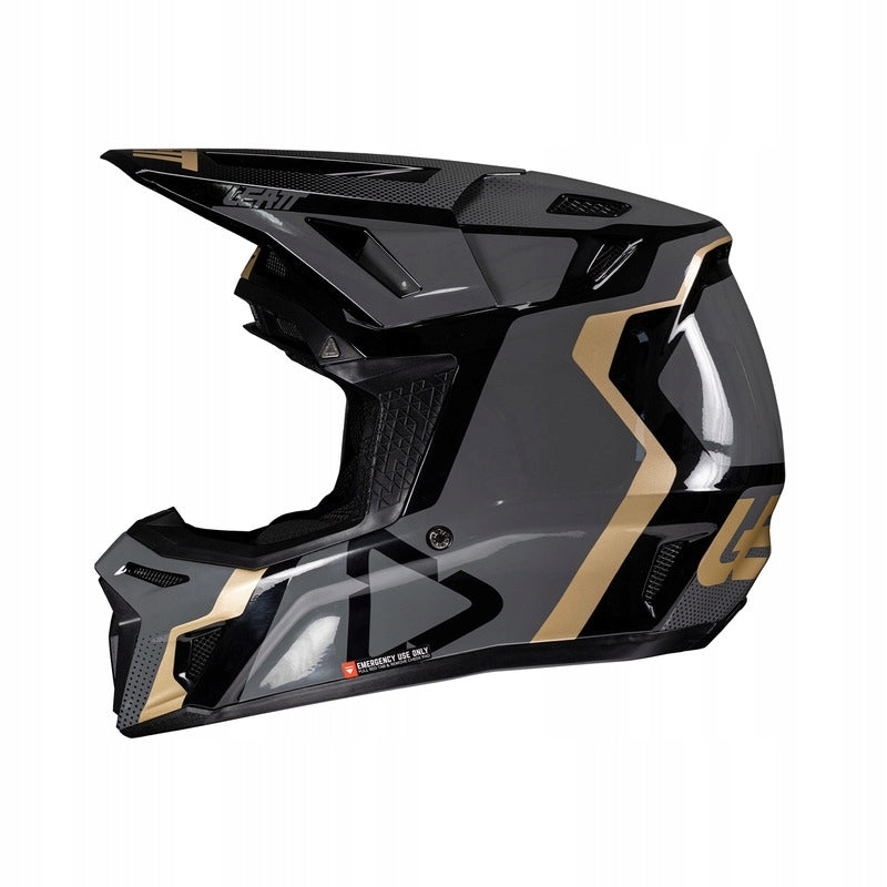 LEATT KIT MOTO 8.5 V25 helmet with goggles r. XL BLACK Manufacturer's catalog number 1025101164