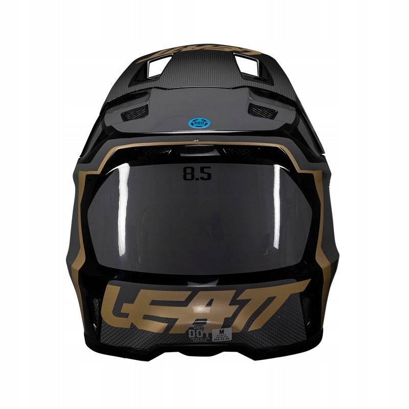 LEATT KIT MOTO 8.5 V25 helmet with goggles r. XL BLACK Packaging status original